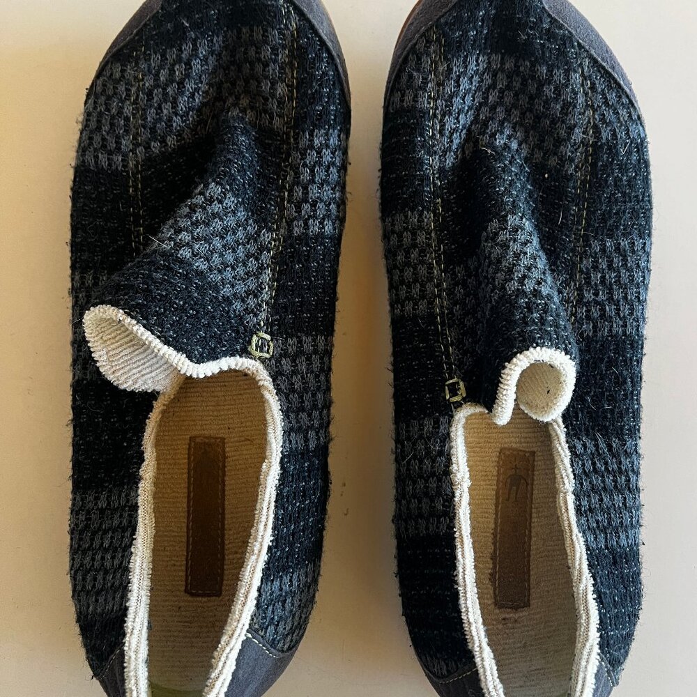 SmartWool Mens Macaroon Gray Wool Slippers Size 11